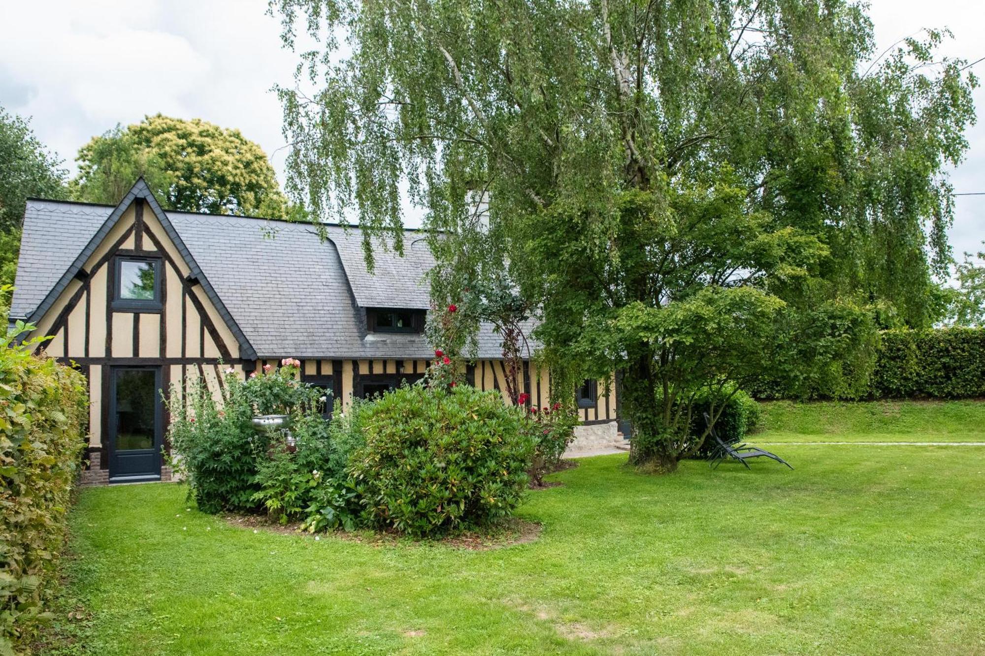 Вилла L'Aube Normande Villequier Экстерьер фото