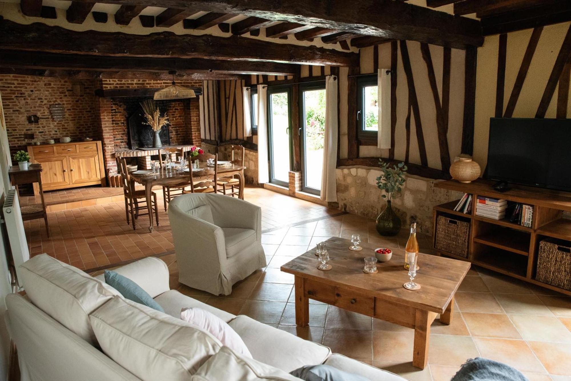 Вилла L'Aube Normande Villequier Экстерьер фото